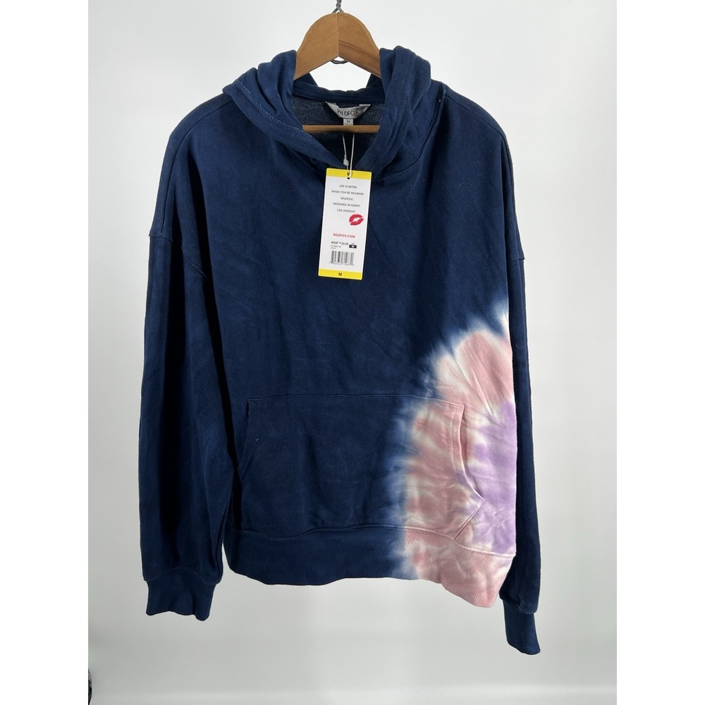 Wildfox Tie Dye Hoodie Size Medium NEW NWT Fall Winter Hoodie